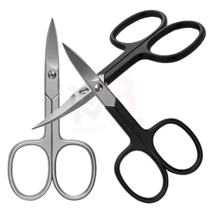 Ciseaux à cuticules en acier inoxydable à pointe incurvée, ciseaux à ongles extra fins, extra tranchants, durables, pour la manucure et la beauté des ongles - Product Image 3