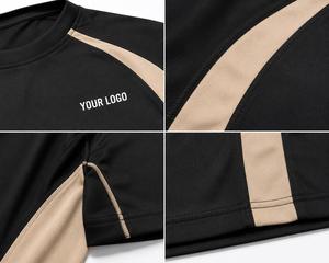 Custom Men's <b>Raglan</b> Sleeve T-Shirt Heat-Transfer Printing Quick Dry Polyester Sporty O-Neck Regular Fit Men T-Shirt - Product Image 4