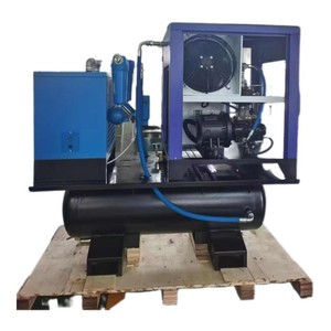 Inverter VSD 15kw 20hp sekrup kompresor udara dengan penerima pengering udara tangki liter l 4 in1 kompresor gulir - Product Image 2