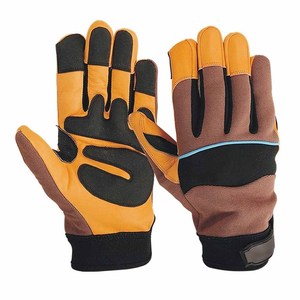 Gants de mécanicien en cuir de mouton renforcé, résistants, doux et confortables, pour la protection au travail industriel - Product Image 4