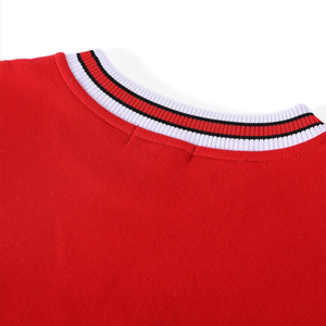 Phi |   Beta |   Sigma |   Hermandades |   Sudadera de Forro Polar Roja para Mujer, Cuello Redondo, Manga Raglán, Bordado Frontal, Poliéster/Algodón, Estilo Griego - Product Image 6