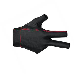 Gants de snooker professionnels à trois doigts, gants de billard, gants de sport pour le billard, respirants, légers, en tissu extensible - Product Image 3