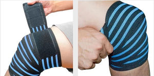 Rodilleras de neopreno de 7 mm de compresión para sentadillas y levantamiento de pesas, con MOQ bajo, soporte de alto rendimiento, el mejor protector para gimnasio. - Product Image 2