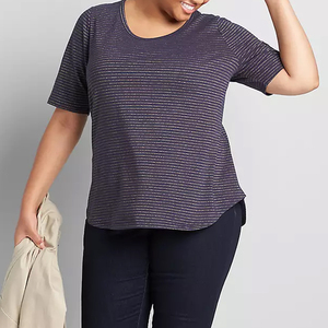 Camiseta de Alta Calidad con Lavado Ácido, Hombros Caídos, Gruesa y Pesada, Personalizable, Oversize, Lisa para Mujer, Nuevo Diseño con OEM - Product Image 2