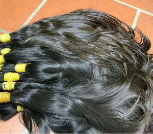 Cabello Humano Vietnamita 100% Natural de Alta Calidad a Precio de Fábrica, 1 kg, Virgen, Remy, Listo para Decolorar, Cutícula Completa, Color Castaño Natural - Product Image 5