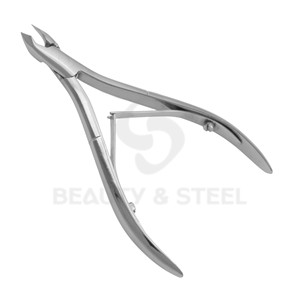 Premium Stainless Steel <b>Nail</b> Cuticle Clipper High Stability Double Spring Trimming <b>Tool</b> For Professional Beauty Spas - Product Image 1