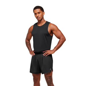 Pantalones Cortos Deportivos para Hombre, 5 Pulgadas, Ligeros, para Gimnasio, Entrenamiento, Running, Color Negro - Product Image 3