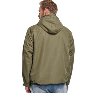 Fifth Gear International High Quality Casual <b>Half</b> <b>Zip</b> Hooded Safari Style Waterproof Windproof Windbreaker <b>Jacket</b> Quick Dry <b>Men</b> - Product Image 3
