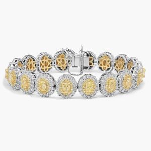 Bague de mariage en or blanc 14 carats avec diamant de laboratoire rond serti dans un serti clos - Product Image 1