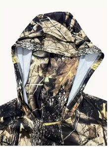 Sweat-shirt à capuche camouflage haut de gamme pour les voyages en plein air et les activités décontractées, sweat-shirt camouflage de haute qualité, coton doux - Product Image 2