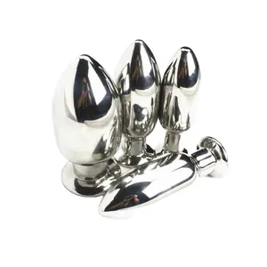 Steel Bdsm Male female Sex Anal Butt Plugs With Chain