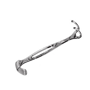 Rétracteur de Czerny 19 cm, manuel, en acier inoxydable, instrument de chirurgie générale, classe I, certifié CE, usage hospitalier - Product Image 2