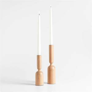 Portavelas de Madera Rústico, Perfecto para Decoración de Casas de Campo, Crea un Ambiente Acogedor e Invitador con Luz de Velas - Product Image 5