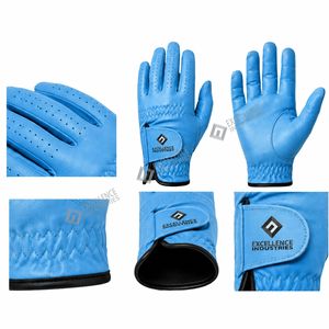 Gants de golf personnalisés pour gaucher, paume en cuir souple, respirants, légers, antidérapants, adhérence flexible pour l'entraînement, la pratique et les tournois - Product Image 6