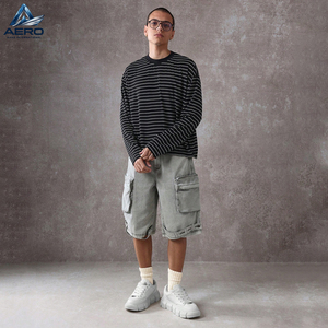 Regular Fit <b>Long</b> <b>Sleeve</b> Striped T-Shirt Casual Streetwear Classic Tee Autumn Winter Everyday Loungewear <b>Top</b> Full <b>Sleeve</b> Shirt - Product Image 5