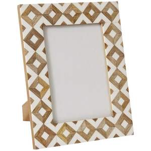 Mesa Decorativa de Madera Hecha a Mano con Incrustaciones de Hueso, Ecológica y de Lujo, para Fotos - Product Image 6