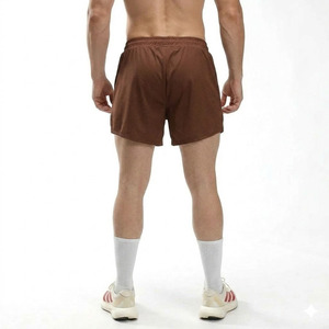 Shorts de sport pour hommes avec logo personnalisé, séchage rapide, polyester et élasthanne, shorts de course, fabricant OEM Pakistan - Product Image 5