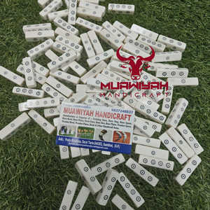 Dés de jeu rectangulaires en os de buffle de haute qualité, écologiques, personnalisés, en corne de buffle polie, style animalier - Product Image 3