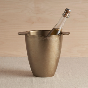Round Metal Wine Cooler Minimalist Design Durable Ice <b>Bucket</b> for Party Beverage Tub Chilling Wine & Champagne <b>Fill</b> The Container - Product Image 1