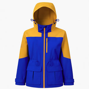 Veste à capuche zippée pour femme de qualité supérieure avec couleur contrastée, légère, élégante, décontractée, pour l'extérieur, vêtements de mode - Product Image 6