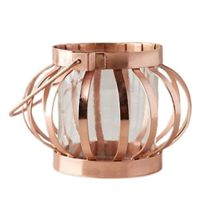 Factory Selling Metal & Glass Rectangle Shape Home Decor <b>Lantern</b> made of durable metal for indoor & outdoor use in <b>Gold</b> Finish - Product Image 2