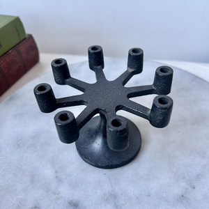 Handcrafted Iron Metal Candle Holder Stand with Elegant Design for Home Decor, Wedding Centerpiece and <b>Table</b> Decoration - Product Image 1