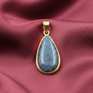 <b>Top</b> Quality Ruby Kyanite Teardrop Pendant 925 Sterling Silver Handmade Gemstone Jewelry <b>Rose</b> Gold Yellow Gold Plated Gift Women - Product Image 6