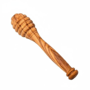 Dosificador de Miel de Madera Reutilizable, Agitador de Miel de Madera para Tarro de Miel, para Servir Té, Café y Repostería - Product Image 1
