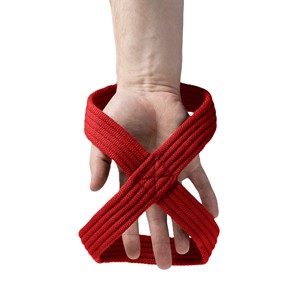 Correas de levantamiento de pesas de algodón resistente con logotipo personalizado al por mayor, correas de levantamiento en forma de 8 para levantamiento de potencia y levantamiento de pesas - Product Image 3
