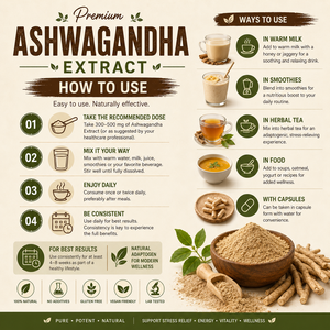 Poudre d'extrait de racine d'Ashwagandha 100% pure 10:1, extrait de racine de Withania Somnifera de qualité supérieure, compléments alimentaires pour hommes et femmes - Product Image 4