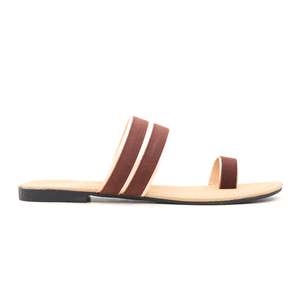 Marrón Casual CL1281 Chappal con diseño único de puntera - Product Image 3