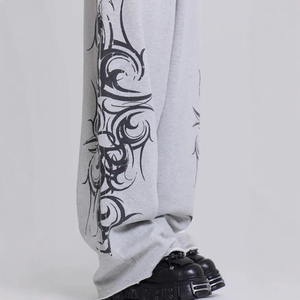 Pantalones Anchos de Mujer, Estilo Desgastado, de Primera Calidad, 100% Algodón, Felpa, Ecológicos, Transpirables, Estilo Urbano - Product Image 4