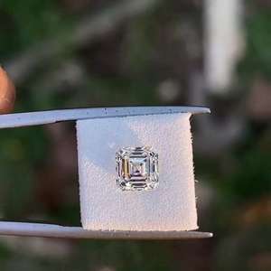 Venta al por Mayor de Diamantes Naturales de Corte Princesa, Tratados Térmicamente, Color Blanco D, VVS1, Cultivados en Laboratorio para Joyería, con Certificado GRA - Product Image 4