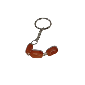 Porte-clés en cristal de haute qualité, cube de cornaline rouge, porte-clés en pierre naturelle, cadeaux pour femmes, vente en gros - Product Image 6