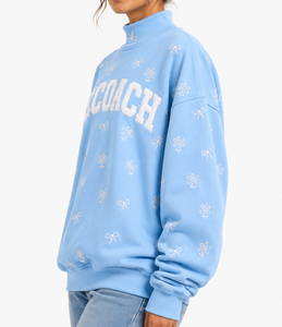 Sudadera Oversize de Cuello Alto para Mujer, 100% Algodón, Hombros Caídos, Fabricante OEM de Marca Privada - Product Image 2