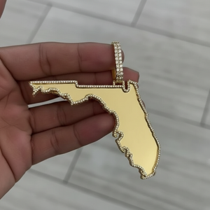 จี้เงินแท้ 925 แบบ Iced Out สไตล์ฮิปฮอป ประดับเพชร CZ หนักแน่น สำหรับผู้ชาย ของขวัญสุดโรแมนติกสำหรับคนรัก ขายส่ง - Product Image 3