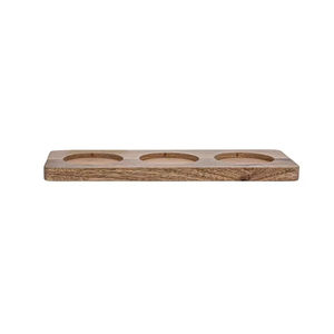 Assiette de service en bois faite à la main, forme irrégulière, design chinois traditionnel, plat en bois massif poli pour les fêtes, style unique - Product Image 4
