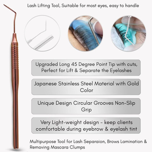 Professional High-Grade Stainless Steel Vegan Durable Lash Lift Picker <b>Eyelash</b> <b>Separator</b> with Long-Lasting for Professional Kits - Product Image 3