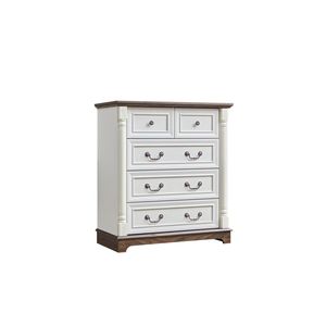 Cassettiera Rustica in Legno Stile Fattoria con 5 Cassetti, Organizzatore per Camera da Letto e Soggiorno - Product Image 5