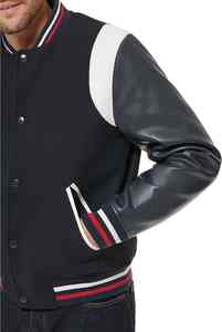 Vestes de baseball personnalisées de haute qualité, imprimées et brodées, vestes de baseball pour hommes surdimensionnées, vestes de varsity pour hommes - Product Image 3