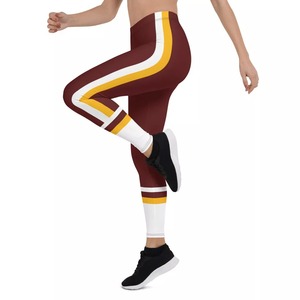 Vêtements de sport respirants personnalisés pour femmes, pantalons de yoga taille haute, leggings de yoga pour le sport, effet push-up fessier - Product Image 1