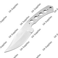 Couteau à lame fixe Full Tang en acier à haute teneur en carbone 1095, léger et durable, à pointe tombante, manche Damas, 4 pouces, pour survie professionnelle et DIY