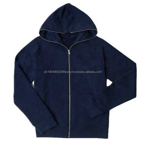 Sudadera con capucha con cremallera completa en blanco de diseño personalizado de fabricante, sudadera Unisex de gran tamaño, sudaderas con cremallera, sudaderas con capucha de alta calidad de algodón 100% - Product Image 2