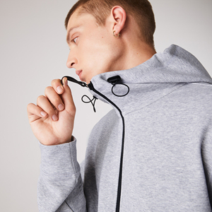 Sweat-shirt à capuche zippé en coton pour homme, décontracté, en molleton, pour la course et le fitness, fournisseur OEM ODM pour la fabrication en gros - Product Image 6