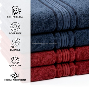 Serviette de toilette super douce 400 GSM avec logo personnalisé – Vente en gros OEM pour spa, salon, hôtel - Product Image 2