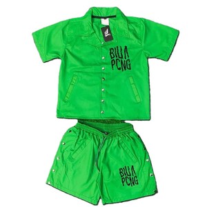 2026 Unisex <b>Lightweight</b> Nylon Windbreaker Fitness <b>Jacket</b> with Button Closure Printed Outdoor Summer Shorts Set for Men & <b>Women</b> - Product Image 1