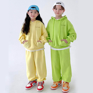 Ensembles de vêtements pour filles, sweats à capuche, survêtements, pantalons de survêtement, surdimensionnés, personnalisés, unisexes, 100% coton, hiver - Product Image 1