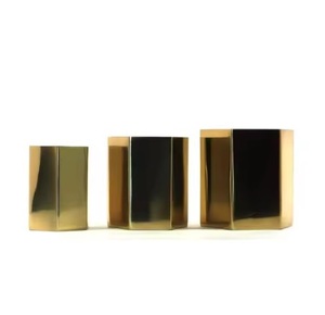 Luxurious Gold Metal Candle Holders Round Shape Custom Volumes Art Candle Home Decoration Air Freshening - Product Image 3