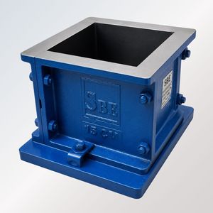 Moule en fonte pour cube de béton de 70,6 mm, moule d'essai carré pour échantillons de laboratoire de construction - Product Image 1