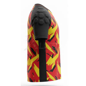 Ropa de Fútbol Profesional, Camiseta de Portero de Manga Corta, Talla Grande, Absorbe la Humedad, Secado Rápido, Cómoda, para Entrenamiento de Equipo - Product Image 5